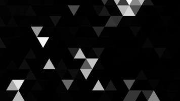 Black and white polygonal pattern Abstract geometric background Triangular mosaic, perfect for website, mobile, app, advertisement, social media photo
