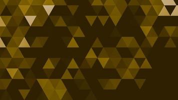 Gold polygonal pattern Abstract geometric background Triangular mosaic, perfect for website, mobile, app, advertisement, social media photo