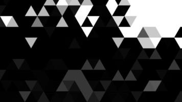 mosaico triangular de fondo geométrico abstracto de patrón poligonal blanco y negro, perfecto para sitio web, móvil, aplicación, publicidad, medios sociales foto