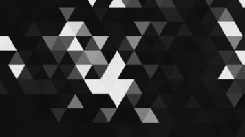 Black and white polygonal pattern Abstract geometric background Triangular mosaic, perfect for website, mobile, app, advertisement, social media photo