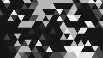 Black and white polygonal pattern Abstract geometric background Triangular mosaic, perfect for website, mobile, app, advertisement, social media photo