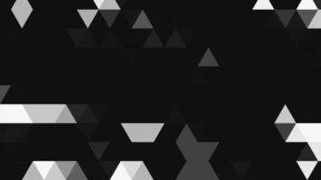 Black and white polygonal pattern Abstract geometric background Triangular mosaic, perfect for website, mobile, app, advertisement, social media photo