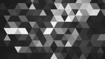 Black and white polygonal pattern Abstract geometric background Triangular mosaic, perfect for website, mobile, app, advertisement, social media photo