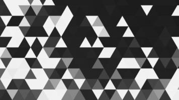 Black and white polygonal pattern Abstract geometric background Triangular mosaic, perfect for website, mobile, app, advertisement, social media photo