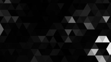 Black and white polygonal pattern Abstract geometric background Triangular mosaic, perfect for website, mobile, app, advertisement, social media photo