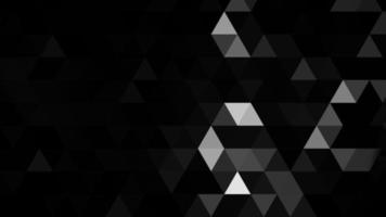 mosaico triangular de fondo geométrico abstracto de patrón poligonal blanco y negro, perfecto para sitio web, móvil, aplicación, publicidad, medios sociales foto