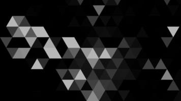 Black and white polygonal pattern Abstract geometric background Triangular mosaic, perfect for website, mobile, app, advertisement, social media photo