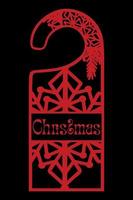 Christmas sale tags set with different shapes and hand drawn elements vector