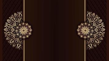 motion luxury background, brown and gold video