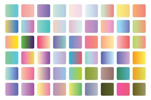 Multi color Vector Gradient Set