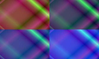 Four sets of glow abstract background. shiny, gradient, blur, modern and colorful style. green, purple and blue. great for background, backdrop, wallpaper, cover, poster, banner or flyer vector