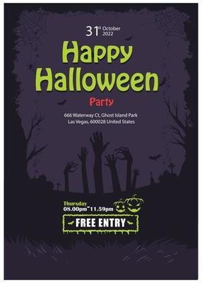 Halloween Poster Design