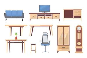 Home Furniture Vector Collection