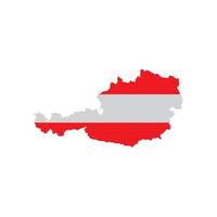 austria map icon vector