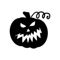 Pictograph of halloween pumpkin for template logo, icon, and identity vector designs. Icon pumpkin