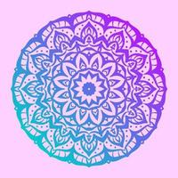 mandalas vector color de moda decoración pacífica potenciador de energía para marca y web o elemento de impresión