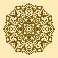 abstract mandala art circular motif design round traditional ornament for web or print vector element