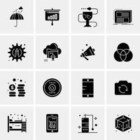 16 Universal Business Icons Vector Creative Icon Illustration to use in web and Mobile Related proje