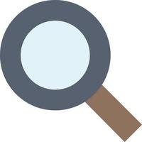 Magnifier Search Zoom Find  Flat Color Icon Vector icon banner Template