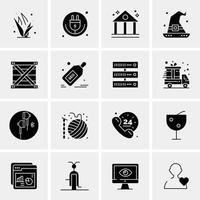 16 Universal Business Icons Vector Creative Icon Illustration to use in web and Mobile Related proje