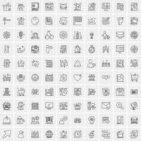 16 iconos universales de negocios vector ilustración de icono creativo para usar en proyectos relacionados con la web y dispositivos móviles