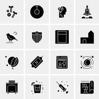 16 Universal Business Icons Vector Creative Icon Illustration to use in web and Mobile Related proje