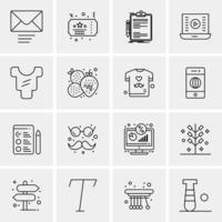 16 Business Universal Icons Vector Creative Icon Illustration to use in web and Mobile Related proje