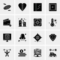 16 Universal Business Icons Vector Creative Icon Illustration to use in web and Mobile Related proje