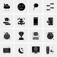 16 Universal Business Icons Vector Creative Icon Illustration to use in web and Mobile Related proje