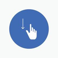 Down Finger Gesture Gestures Hand vector