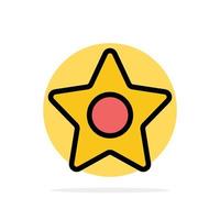 Star Media Studio Abstract Circle Background Flat color Icon vector