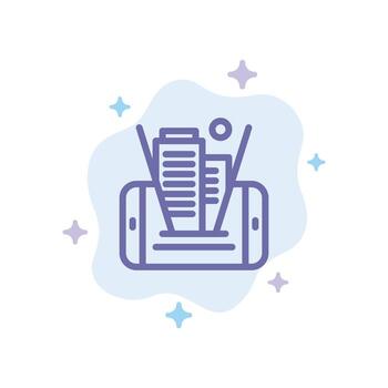 Computer Monitor Screen Hardware Abstract Flat Color Icon Template vector