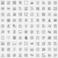 16 iconos de negocios universales vector ilustración de icono creativo para usar en proyectos relacionados con la web y dispositivos móviles