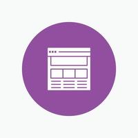Website Page Interface Web Online vector