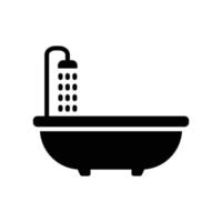 bathtub icon vector design template