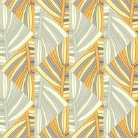 Abstract lines geometric ornament seamless pattern. Wave mosaic geometric endless wallpaper. vector