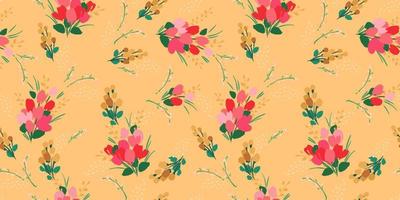 Floral seamless pattern. Vector design for paper, cover, fabric, interior decor and other use