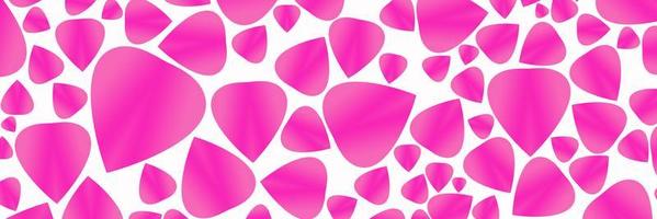 pink heart banner background with pattern colorful. photo