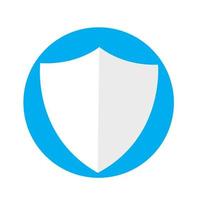 shield logo icon design isolate. photo