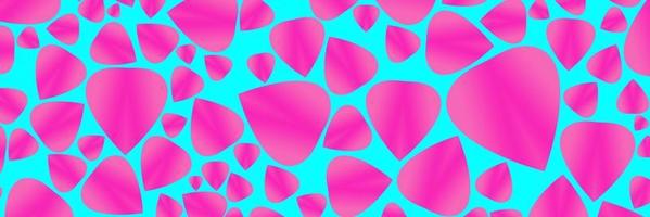 pink heart banner background with pattern colorful. photo