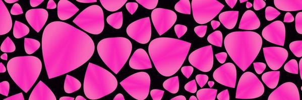 pink heart banner background with pattern colorful. photo
