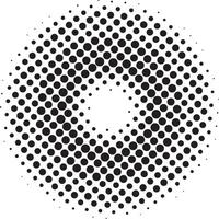 Abstract halftone dots background design vector