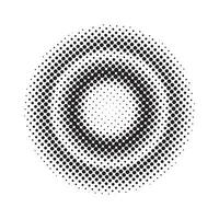 Abstract grunge halftone circle design vector