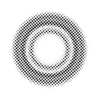 Circle halftone pattern background vector