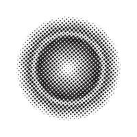 Abstract grunge halftone circle design vector