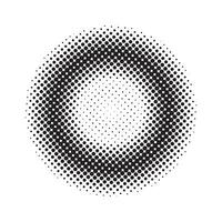 Abstract grunge halftone circle design vector