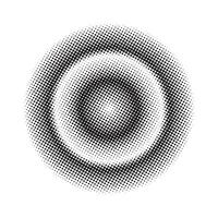 Abstract halftone circle vector