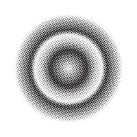 Abstract halftone circle vector