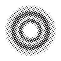 Abstract halftone dots vector