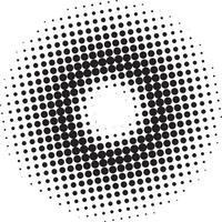 Halftone dot pattern shape vector